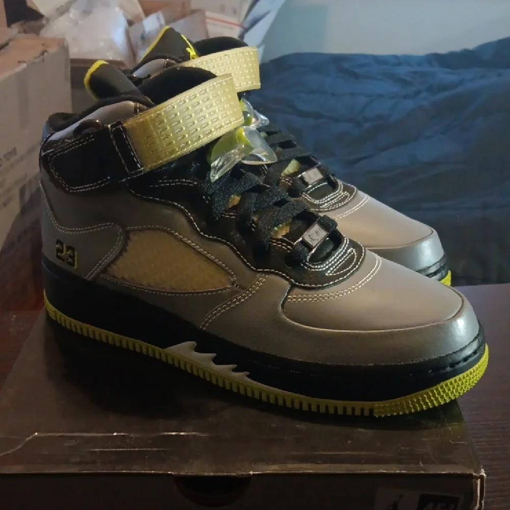 Air Jordan 5 Retro Fusion GS (2008) Rare (AJF 5) "Cactus" NWBox 5.5Y W7 - Picture 3 of 10